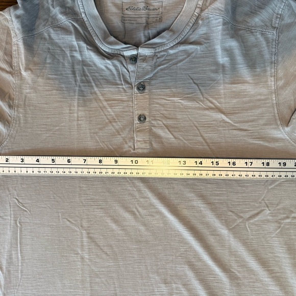 Eddie Bauer Men’s M Henley Bundle – Legend Wash – Soft Cotton – 25% Off - Picture 9 of 11